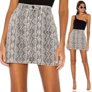 BlankNYC high waisted denim skirt